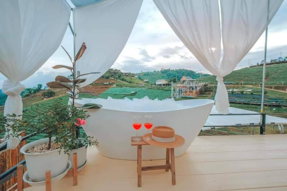 ภูวินคาเฟ่ โฮมสเตย์ Phuwin Cafe Homestay Mon Jam ภายนอก รูปภาพ